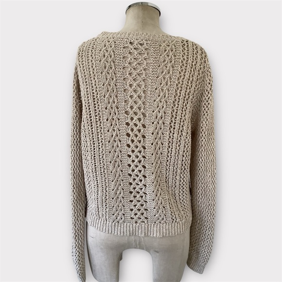 Madewell Cream Open-Knit Sweater - Picture 2 of 4